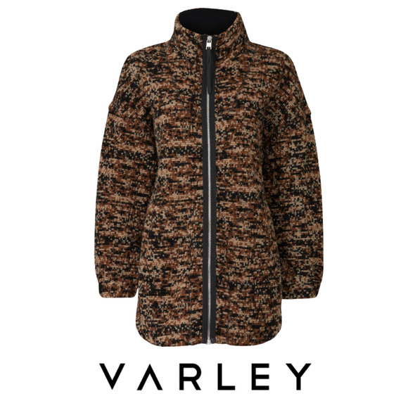 Varley Romar Jacket in Brown Speckle - Large - Picture 2 of 16